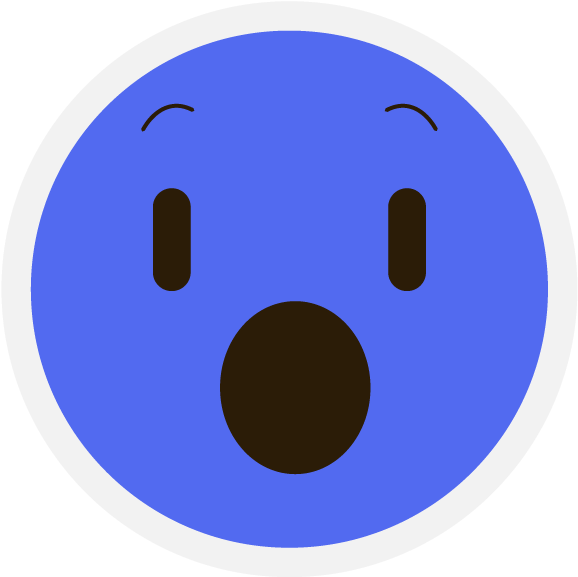 Amazed Emoji Expression PNG image