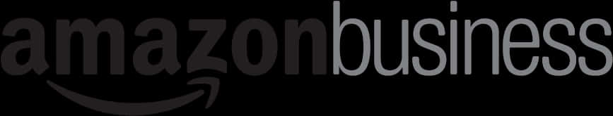 Amazon Business Logo_ Black Background PNG image