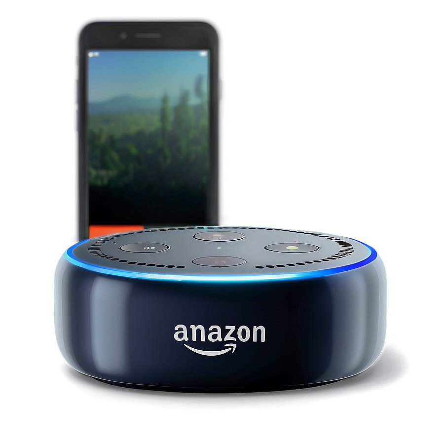 Amazon Echo Dot With Led Display Png Eca26 PNG image