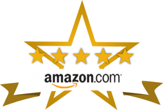 Amazon Five Star Rating Logo PNG image