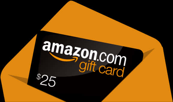 Amazon Gift Card25 Dollars PNG image