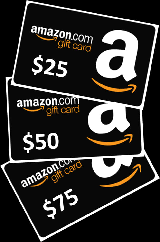 Amazon Gift Cards Various Denominations PNG image