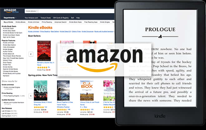 Amazon Kindle Experience PNG image