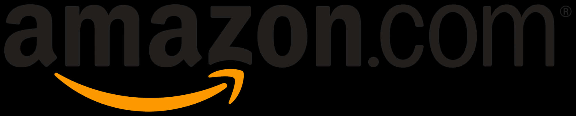 Amazon Logo Black Background PNG image