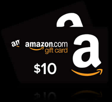 Amazon10 Dollar Gift Card Image PNG image