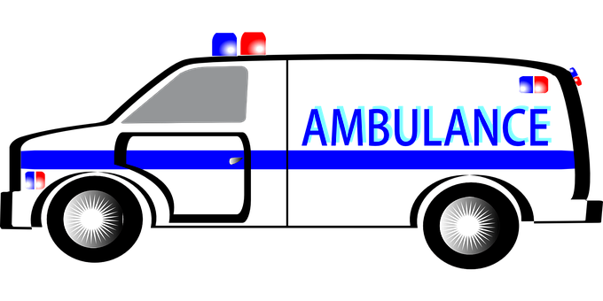 Ambulance Vehicle Graphic PNG image