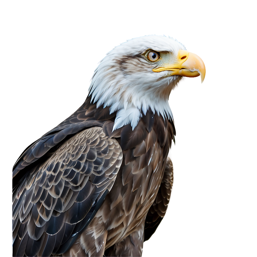 American Eagle In Snow Png 06122024 PNG image