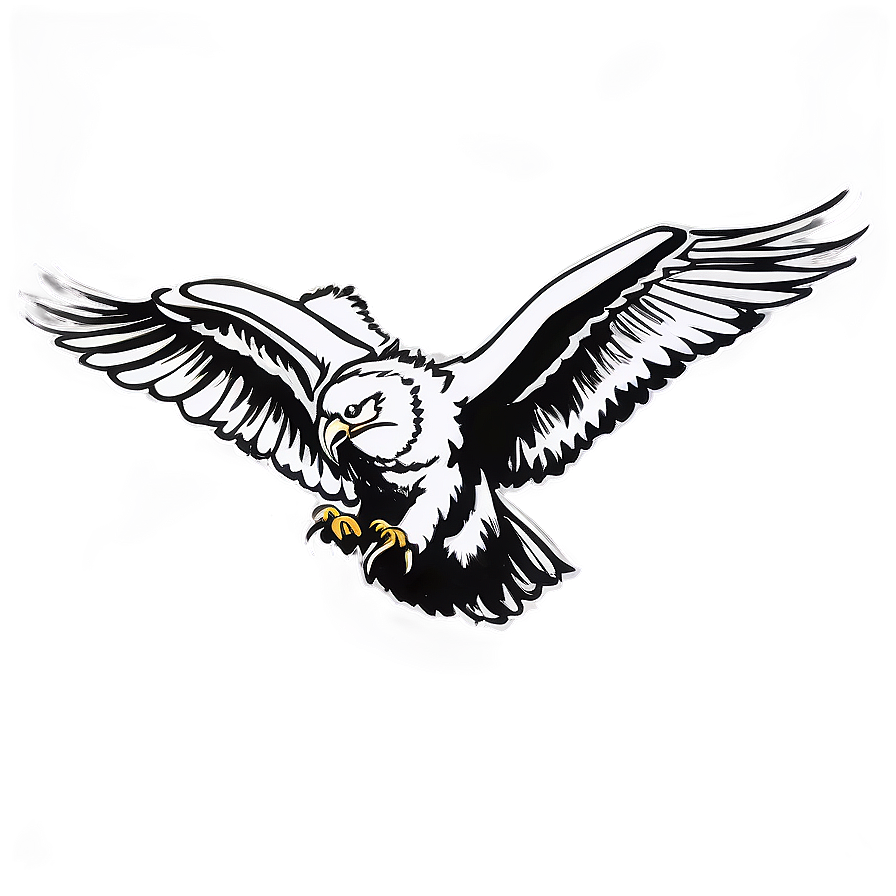 American Eagle Ink Drawing Png Qjl PNG image