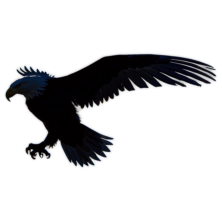 American Eagle Silhouette Png Wde PNG image