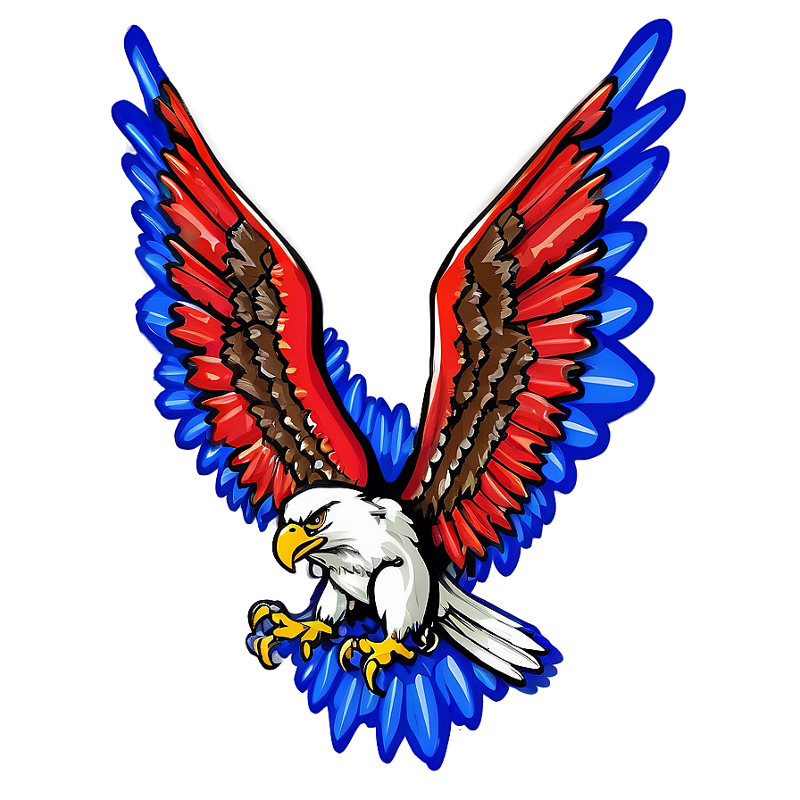 American Eagle Wings Design Png 06262024 PNG image