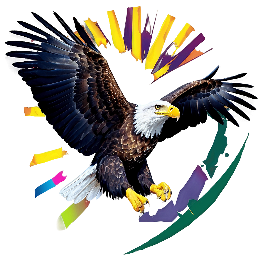 American Eagle With Sun Background Png Bjo92 PNG image