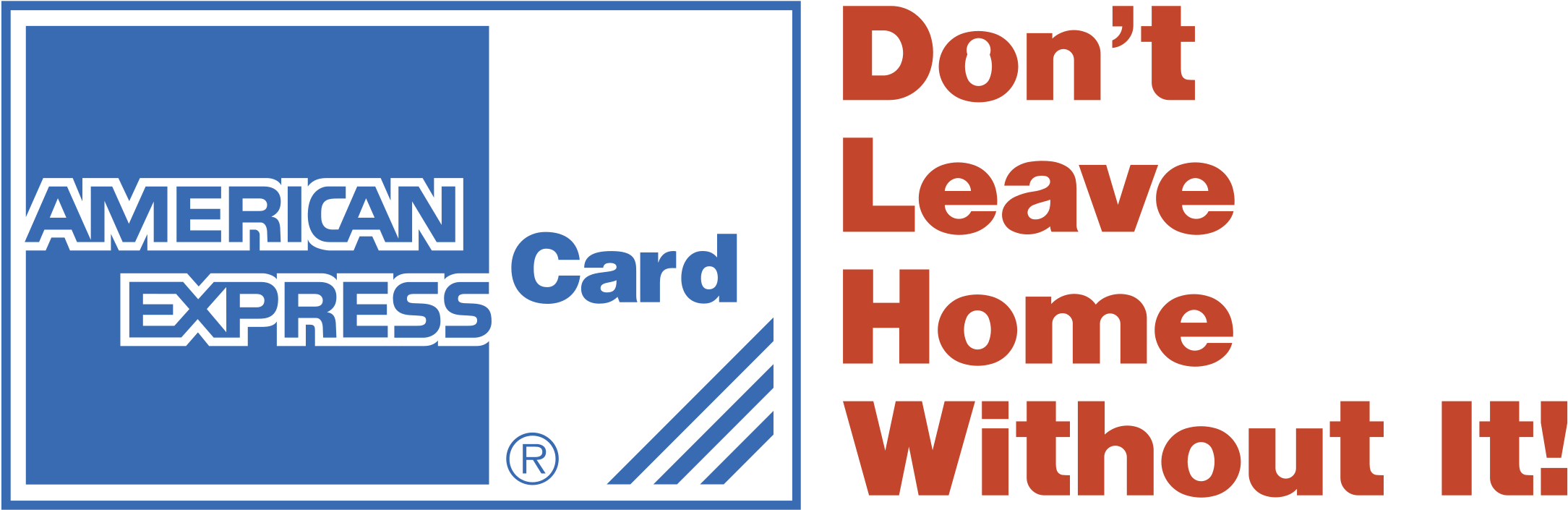 American Express Card Slogan PNG image