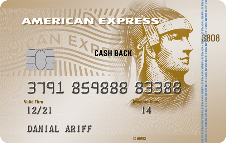 American Express Cash Back Card PNG image