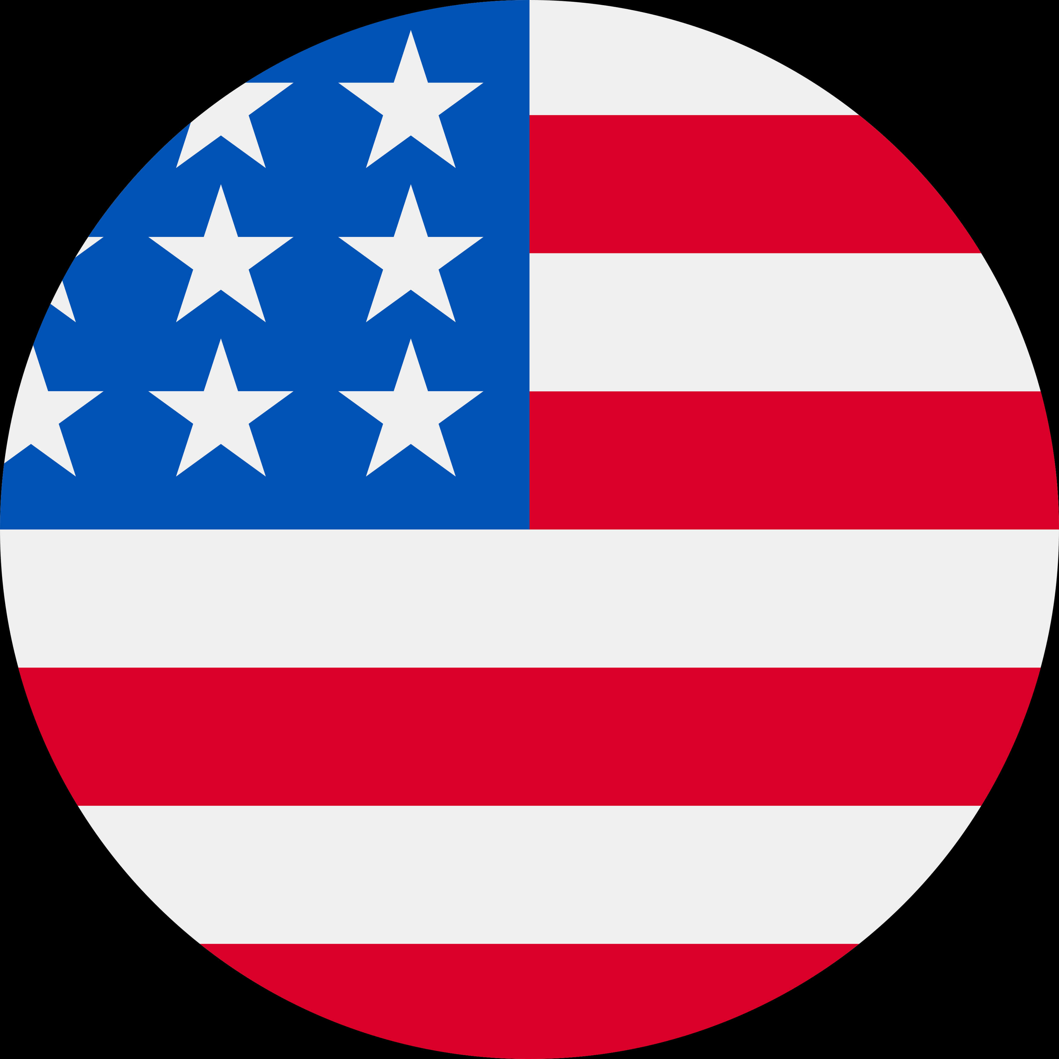 American Flag Circle Graphic PNG image