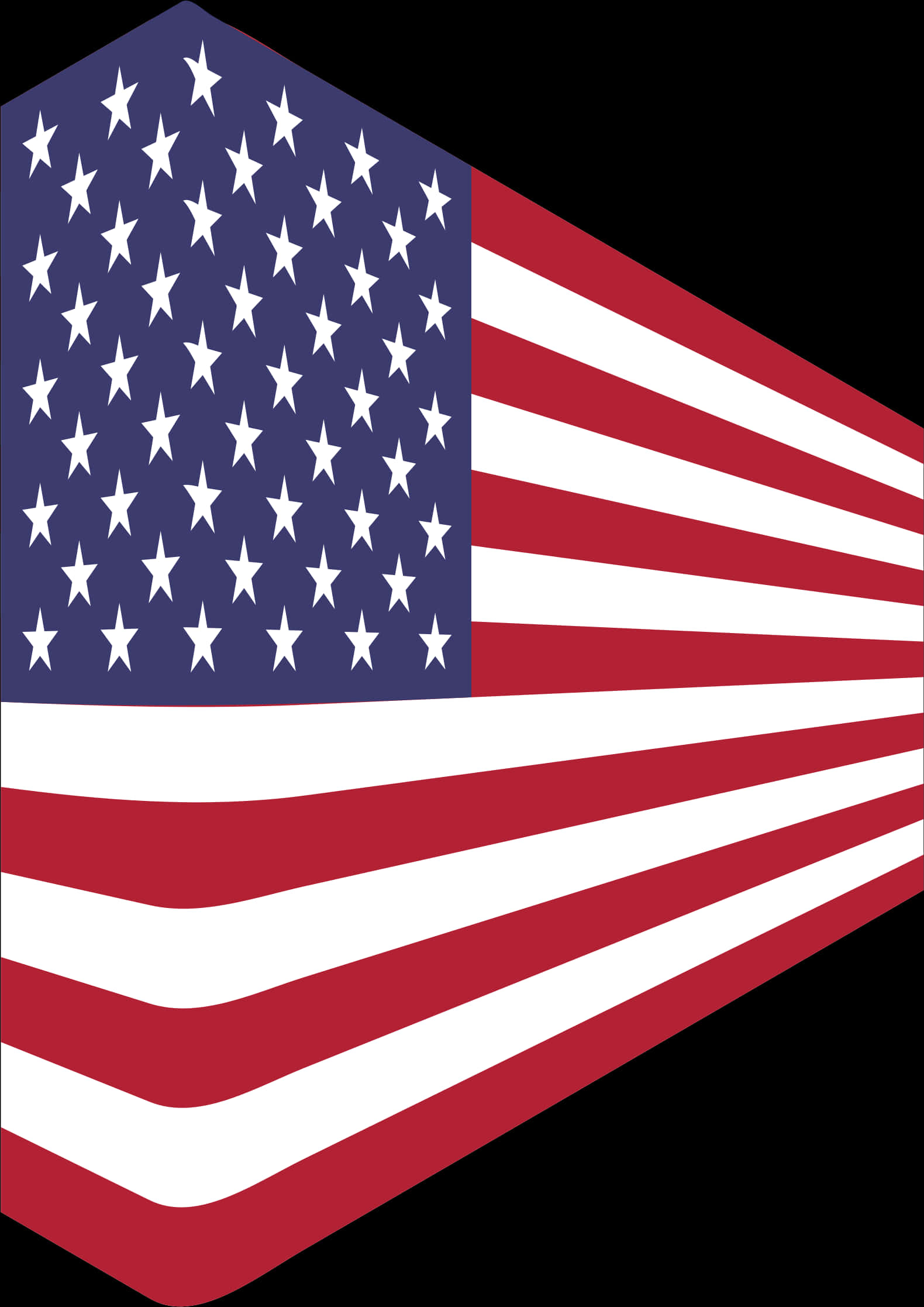 American Flag Graphic PNG image