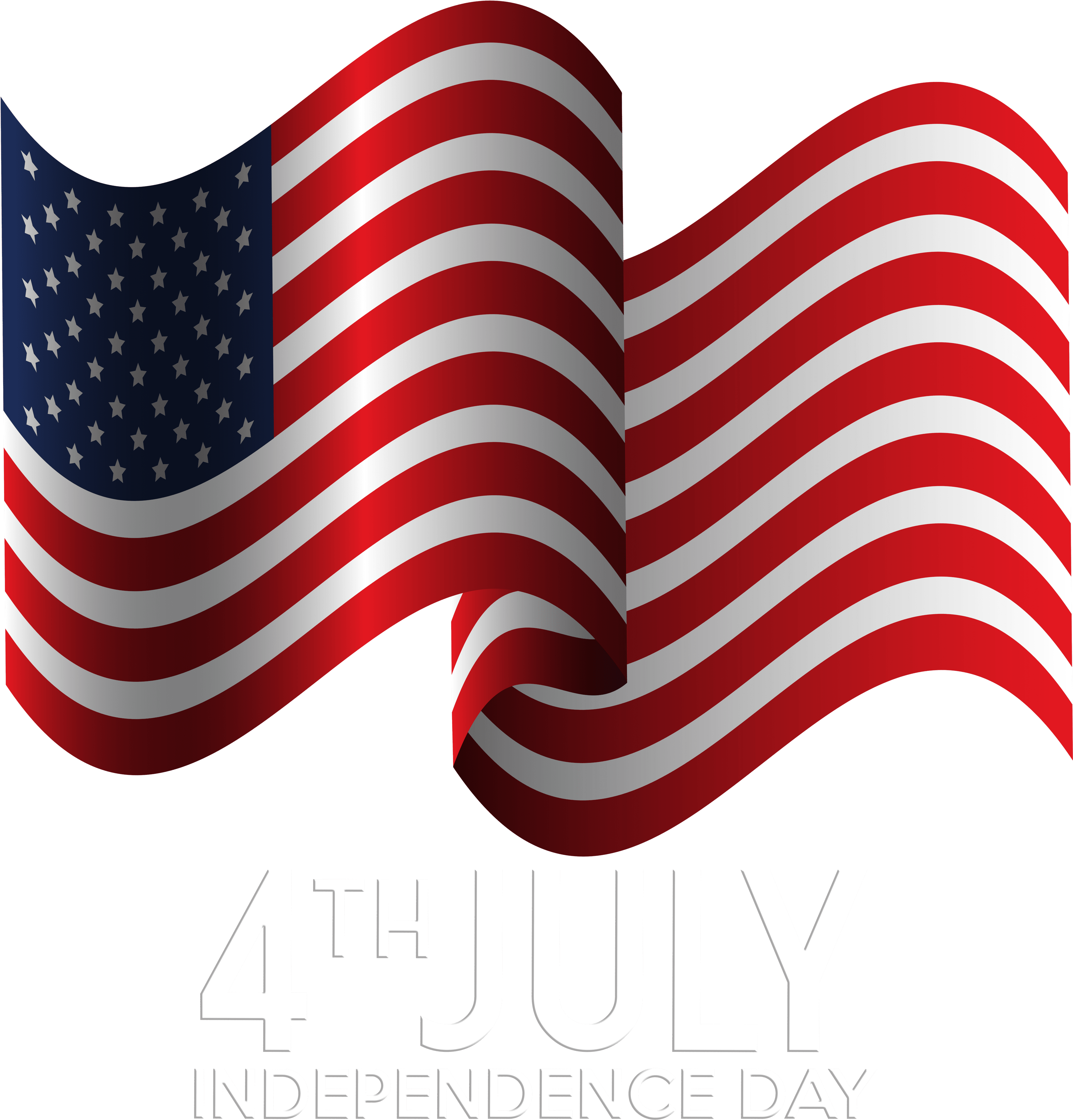 American Flag Independence Day Celebration PNG image