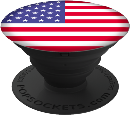 American Flag Pop Socket Design PNG image