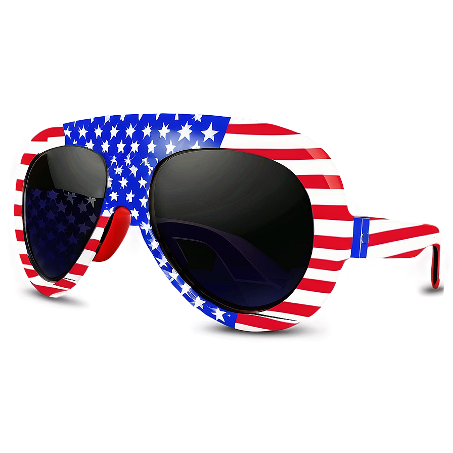 American Flag Sunglasses Png Qei79 PNG image