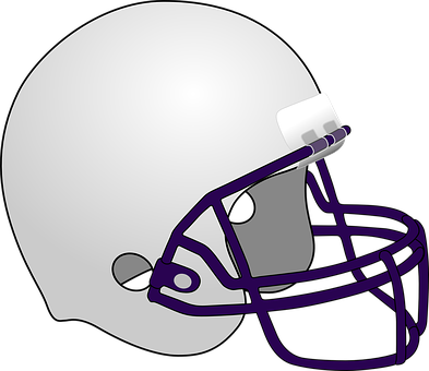 American Football Helmet Vector PNG image