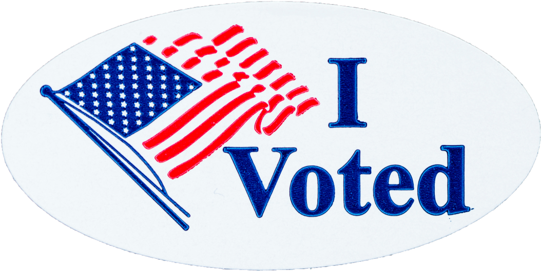 American Voting Sticker PNG image