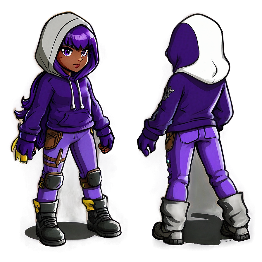 Amethyst Purple Hoodie Sketch Png Rfm98 PNG image