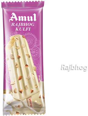 Amul Rajbhog Kulfi Packaging PNG image