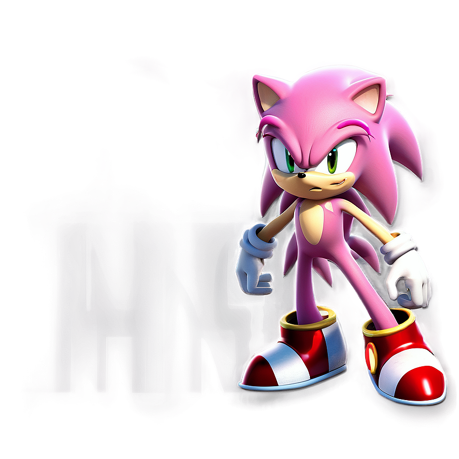 Amy Rose Sonic Characters Png 06132024 PNG image