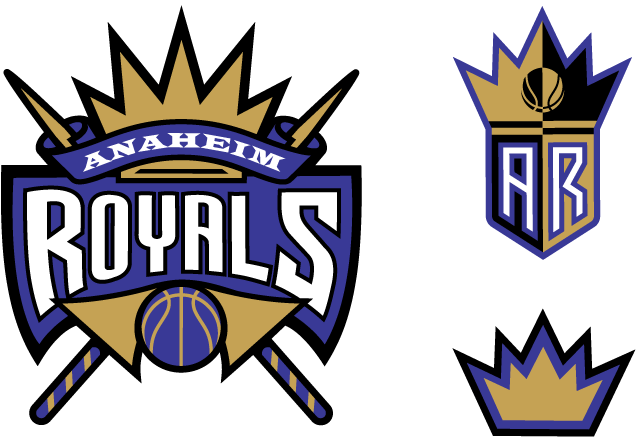 Anaheim Royals Basketball Team Logos PNG image