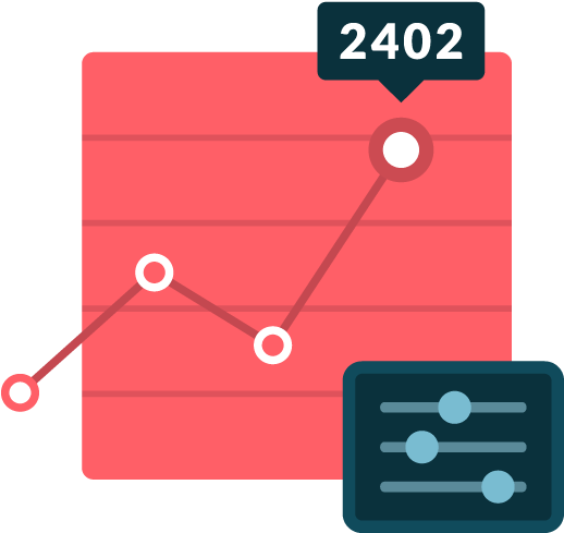 Analytics Performance Graph Icon PNG image