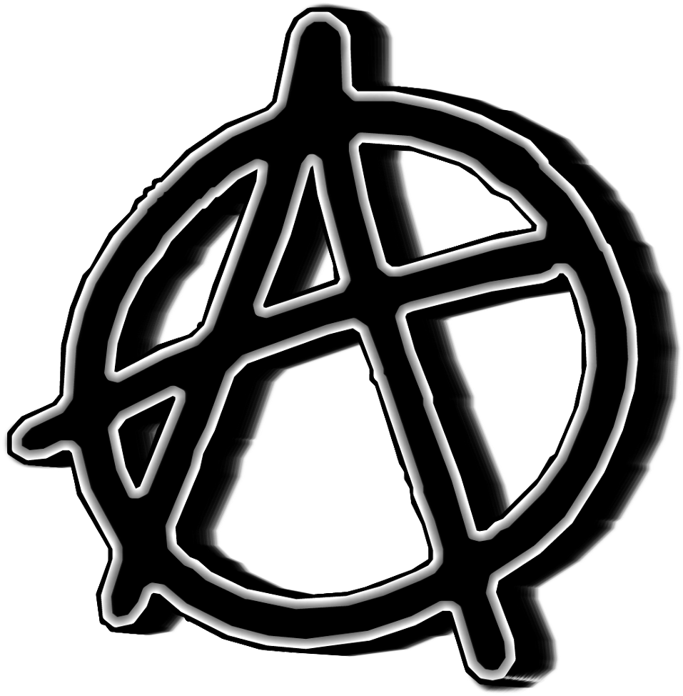 Anarchy Symbol Graphic PNG image