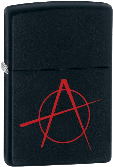 Anarchy Symbol Lighter PNG image