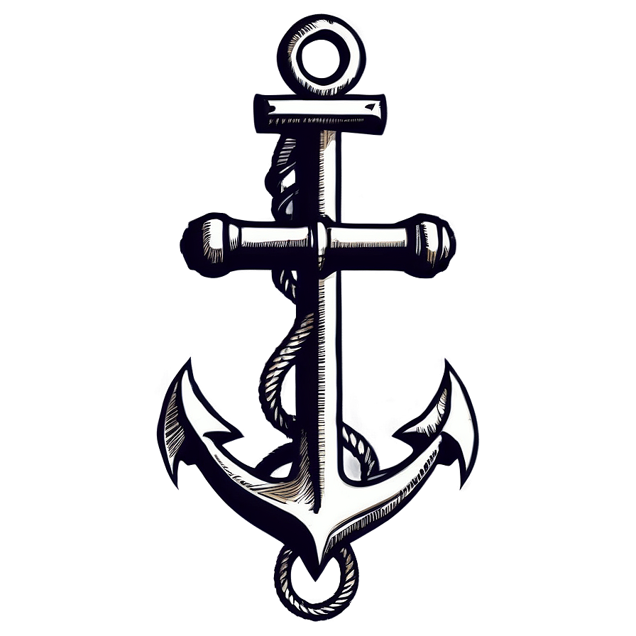 Anchor Chest Tattoo Inspirations Png Lcq53 PNG image