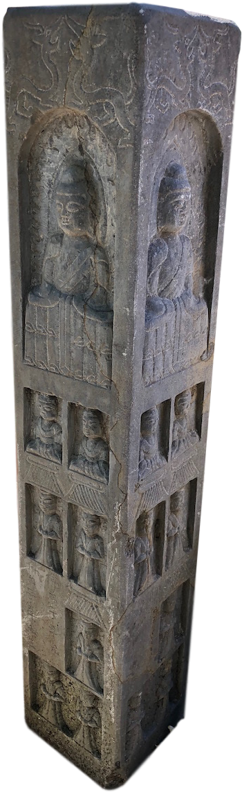Ancient Carved Stone Pillar PNG image