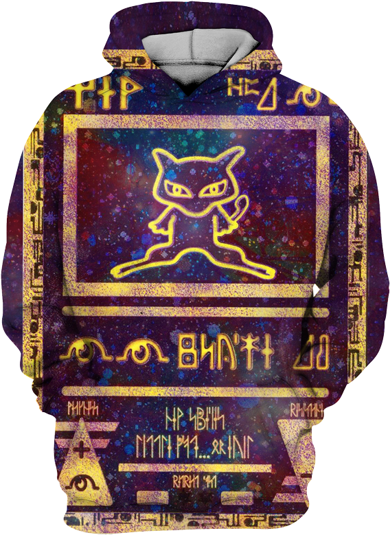 Ancient Egyptian Style Pokemon Hoodie PNG image