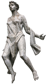 Ancient Female Statue Motion PNG image