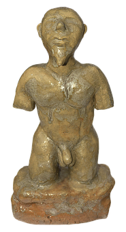 Ancient Figure Sculpture PNG image