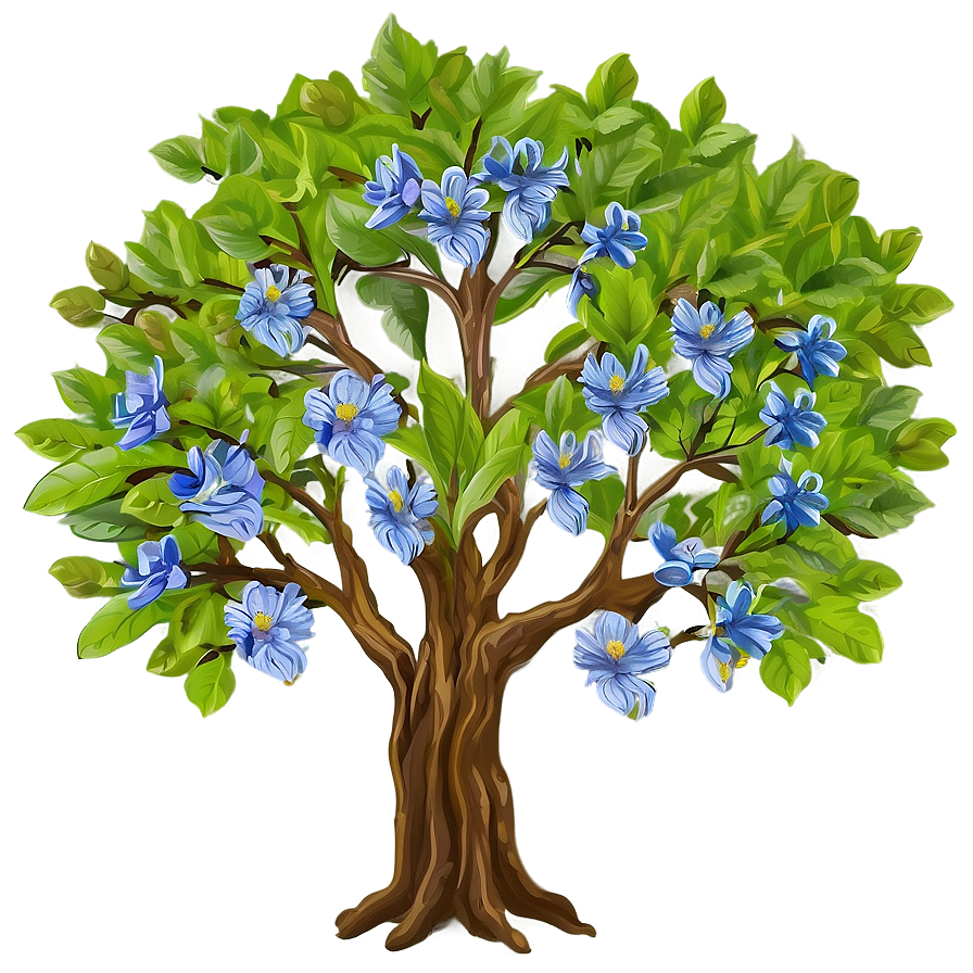 Ancient Flower Tree Mythology Png Xcu94 PNG image