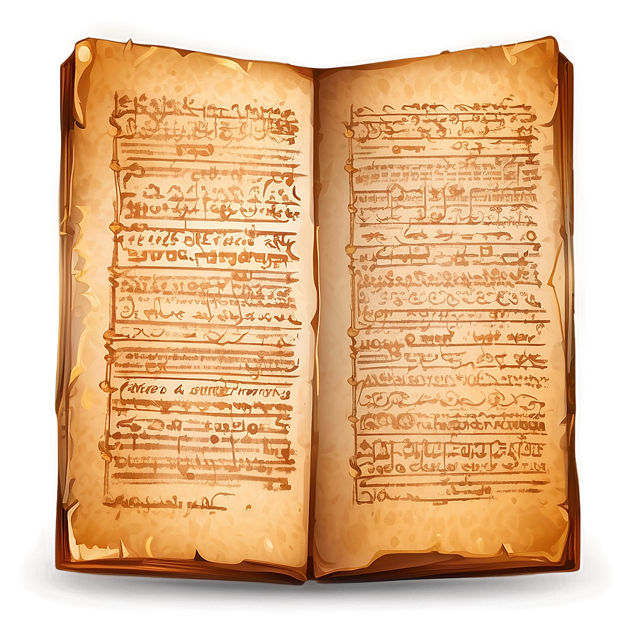 Ancient Manuscript Vector Art Png Req PNG image