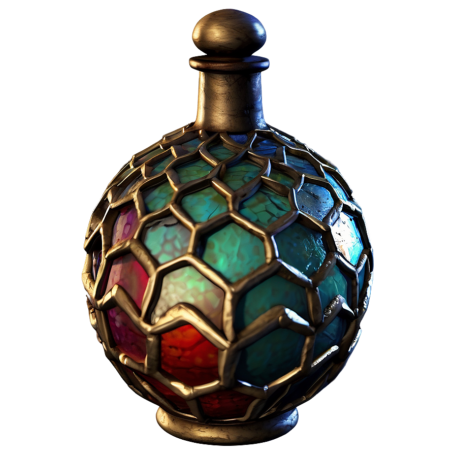 Ancient Potion Bottle Png 06132024 PNG image