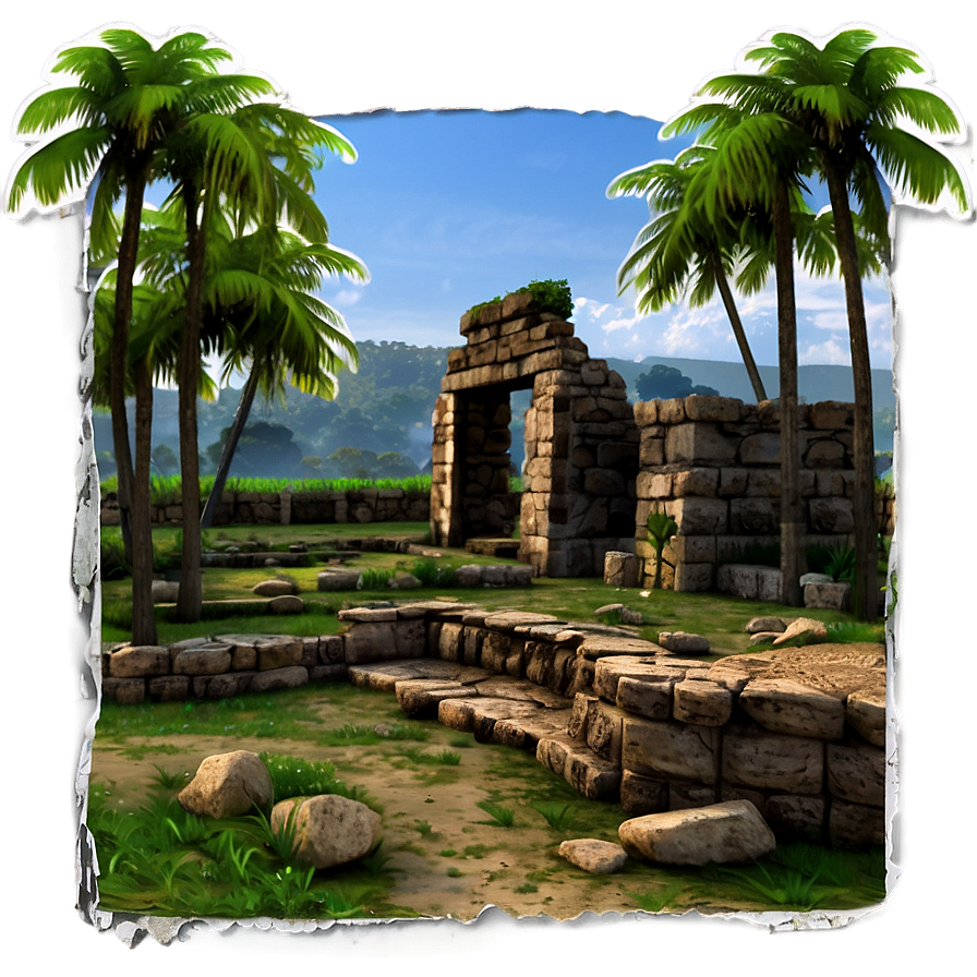 Ancient Ruined Land Png Mrj27 PNG image