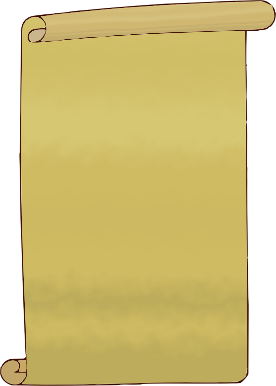 Ancient Scroll Blank Parchment PNG image