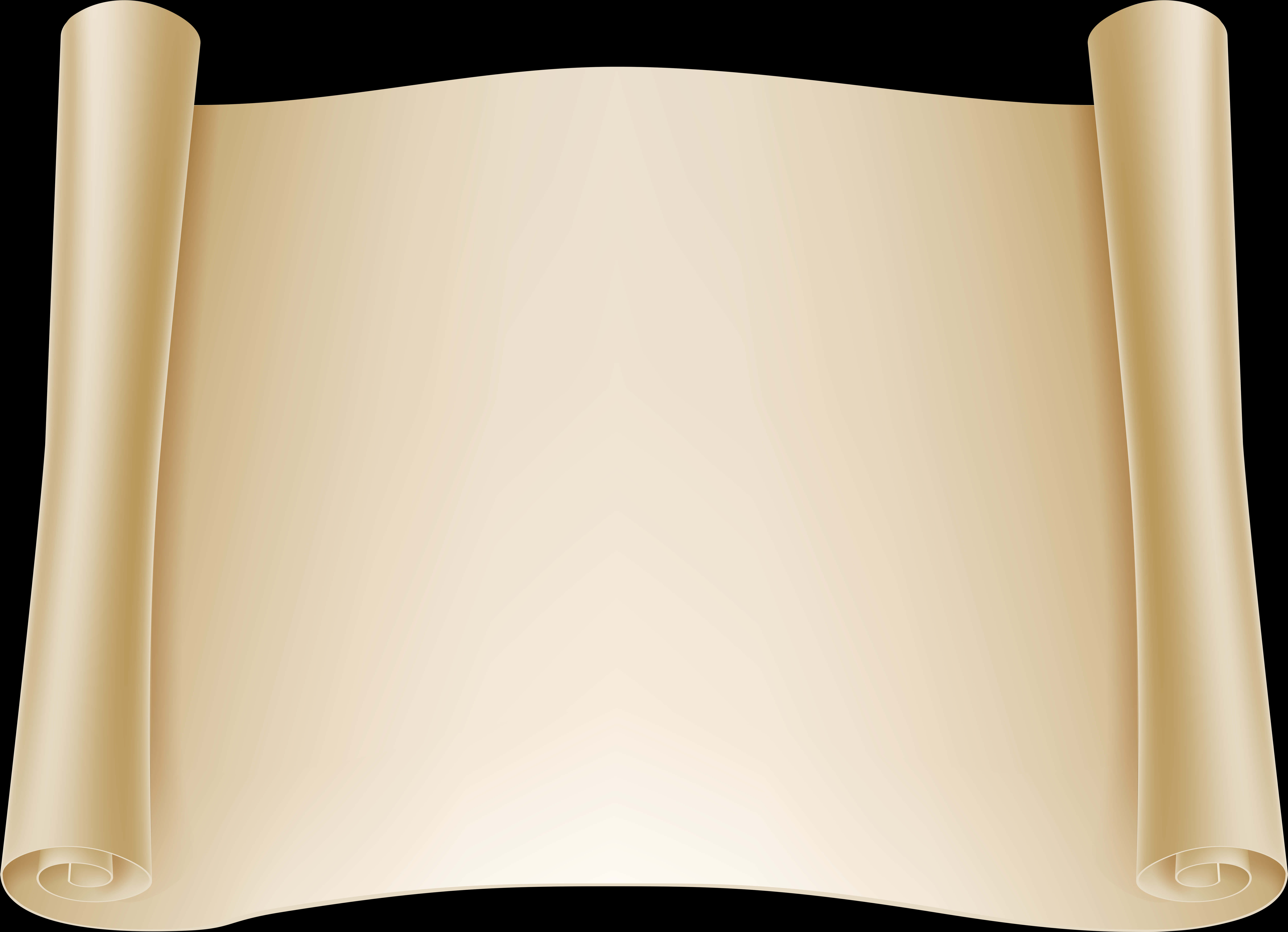 Ancient Scroll Graphic PNG image