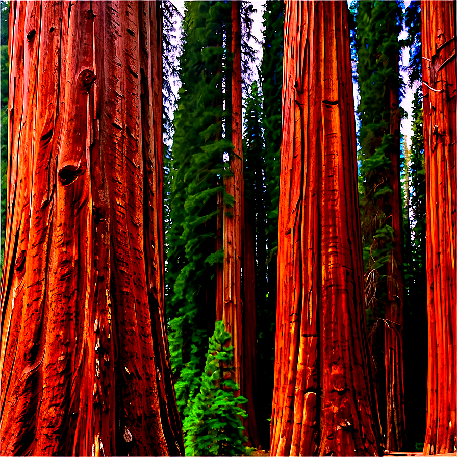 Ancient Sequoia Trees Png 05042024 PNG image