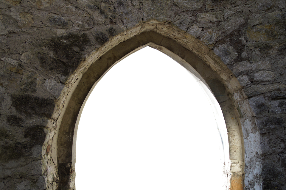 Ancient Stone Archway PNG image