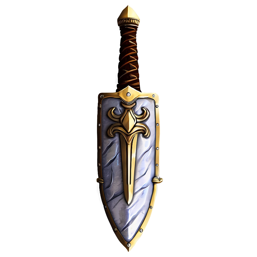 Ancient Sword And Shield Graphic Png Abe PNG image