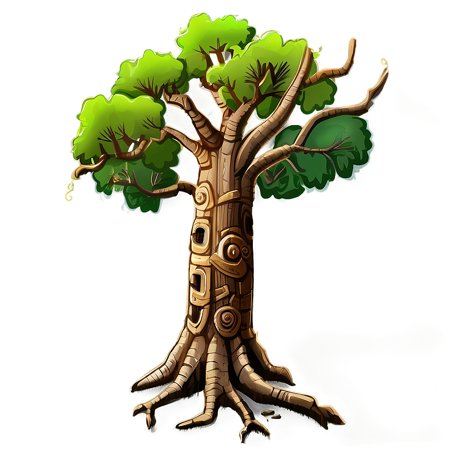 Ancient Tree Drawing Png Bqd PNG image