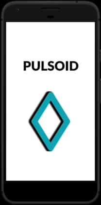 Android Phone Displaying Pulso I D Logo PNG image