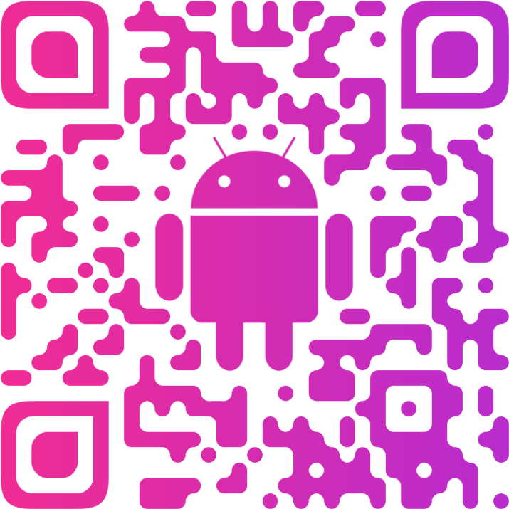 Android Robot Q R Code Pattern PNG image