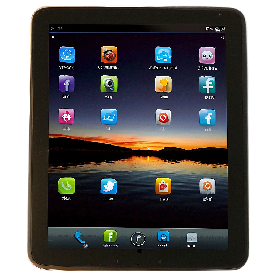 Android Tablet Device Png 05062024 PNG image