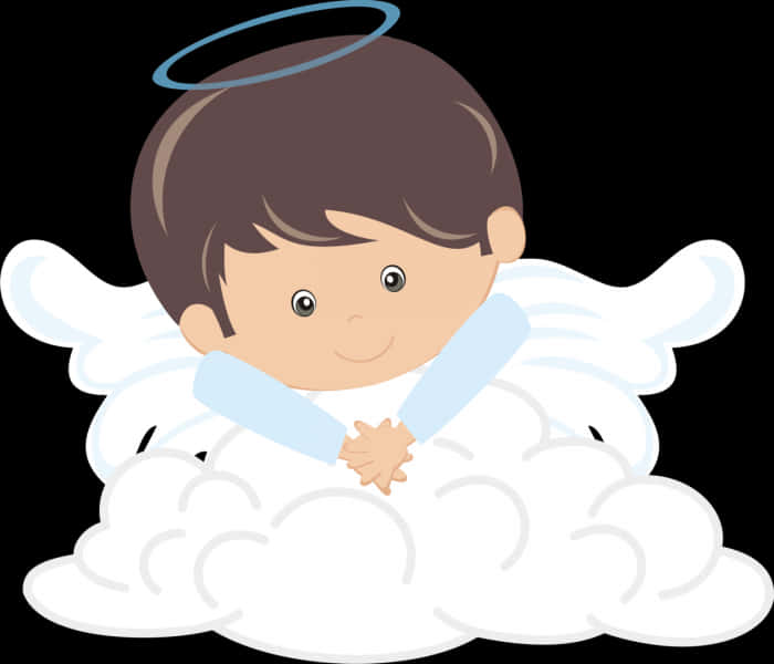 Angel Child Cartoon Baptism PNG image